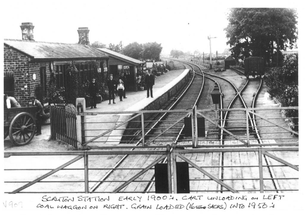 Scruton Station in early 1900s