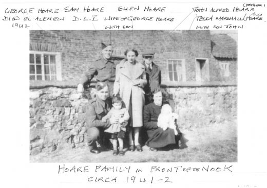 Hoare family in front of The Nook