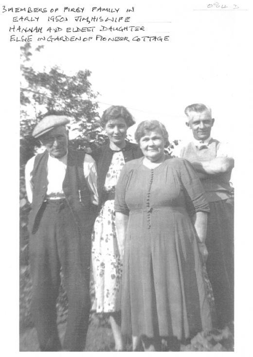 3 members of the Firby family in 1950''s